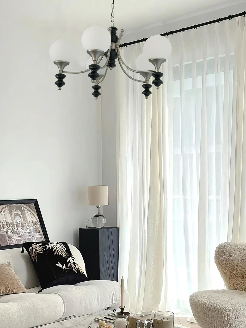 Candelabru din lemn Tina