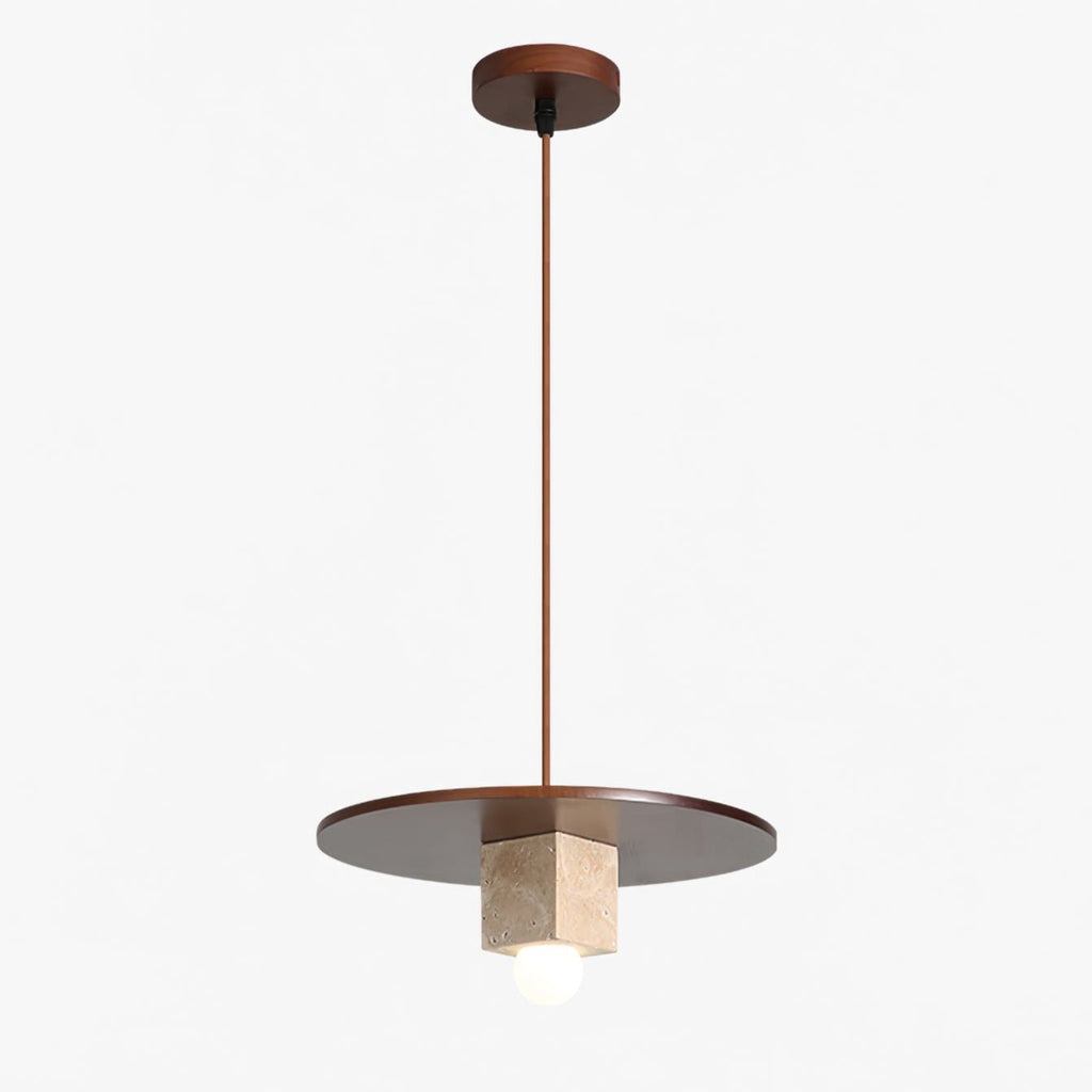 Tondo Stone Disc Pendant Light - Vakkerlight