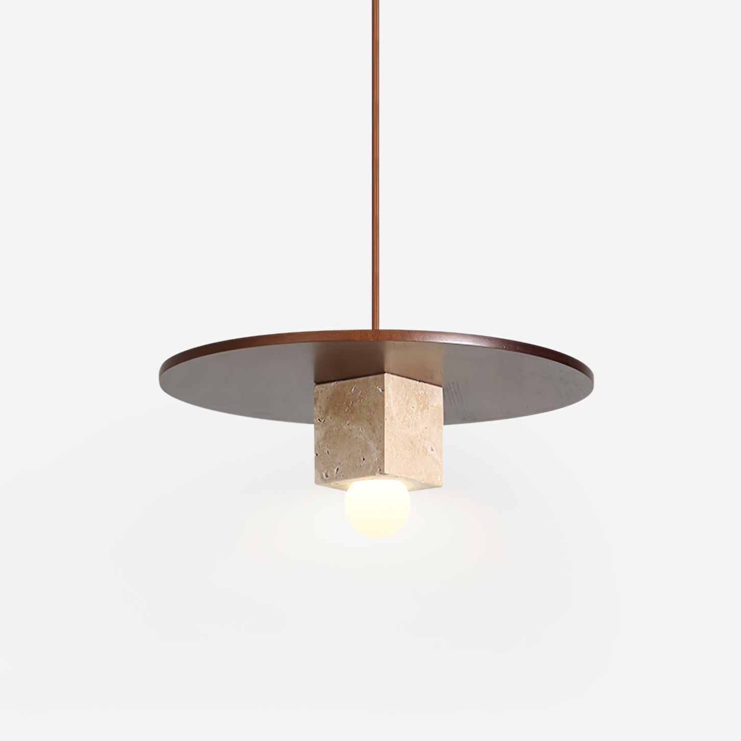 Lampă suspendată Tondo Stone Disc