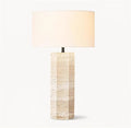 Travertine Column Table Lamp - Vakkerlight