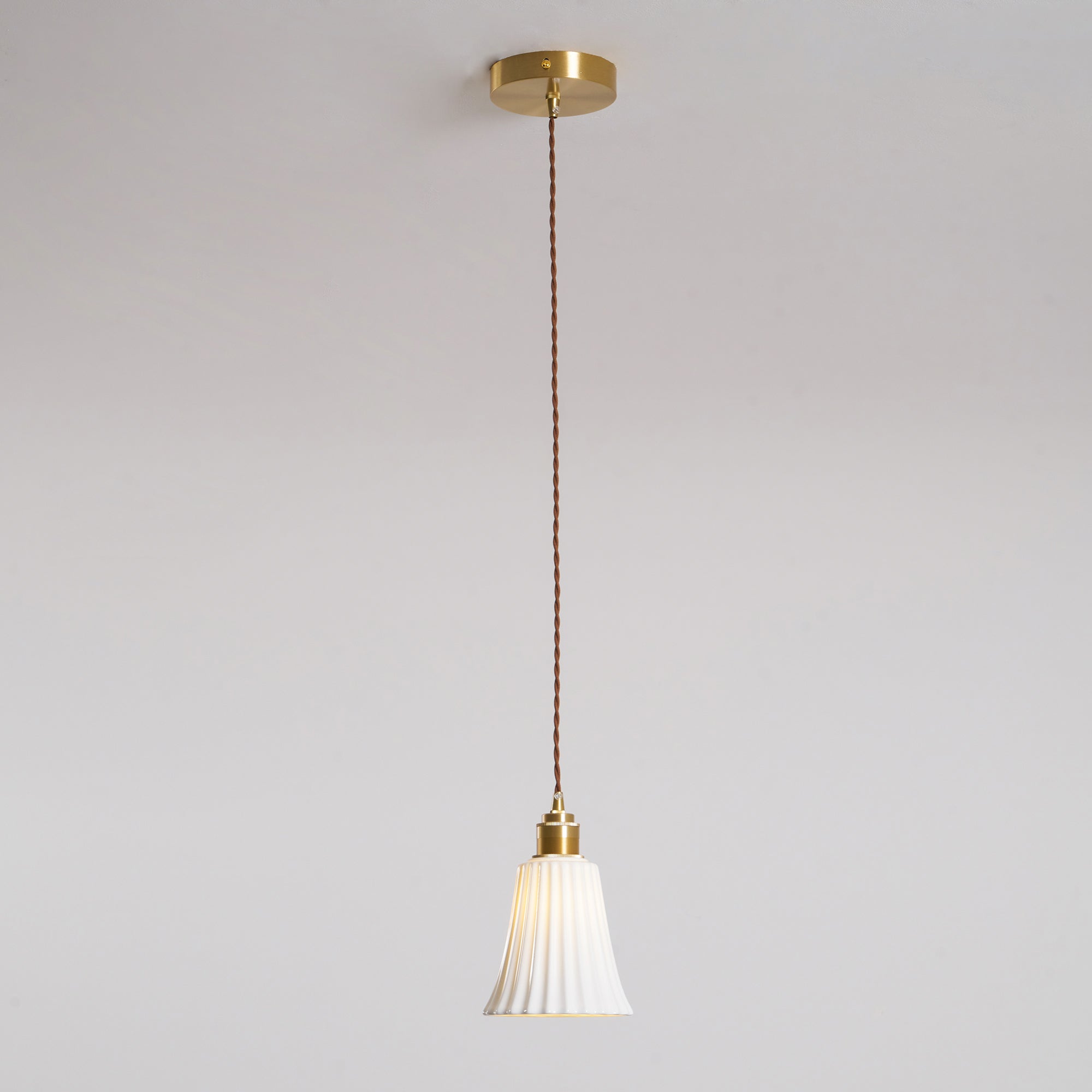 Trumpet Ceramic Pendant Light