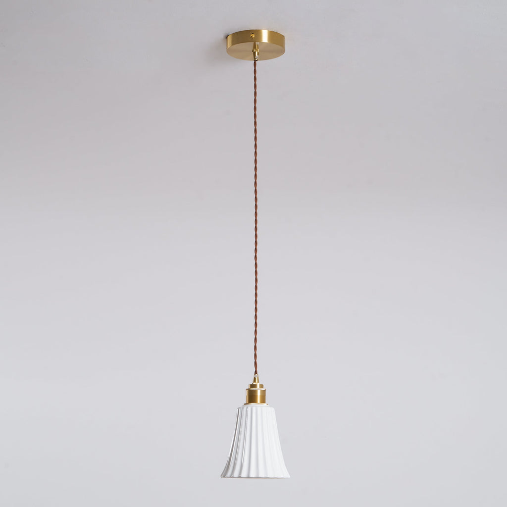 Trumpet Ceramic Pendant Light