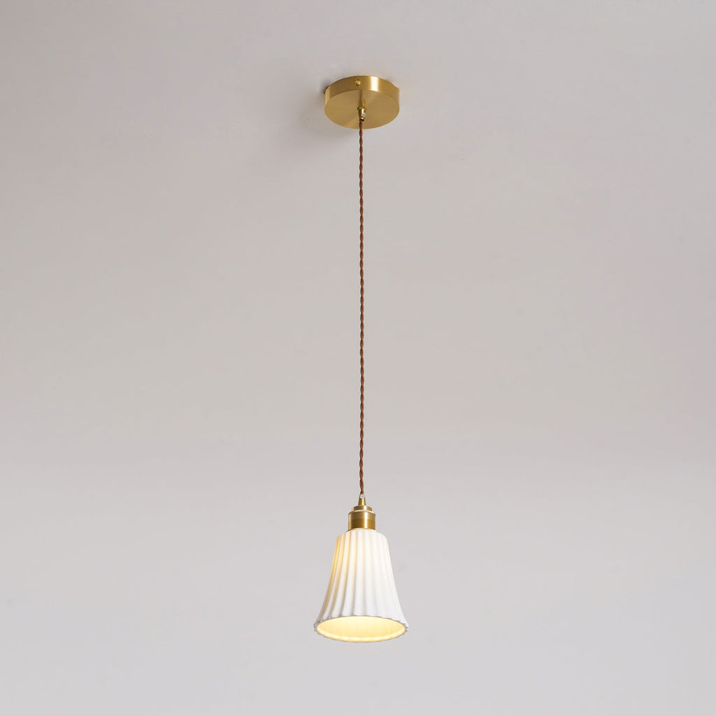 Trumpet Ceramic Pendant Light