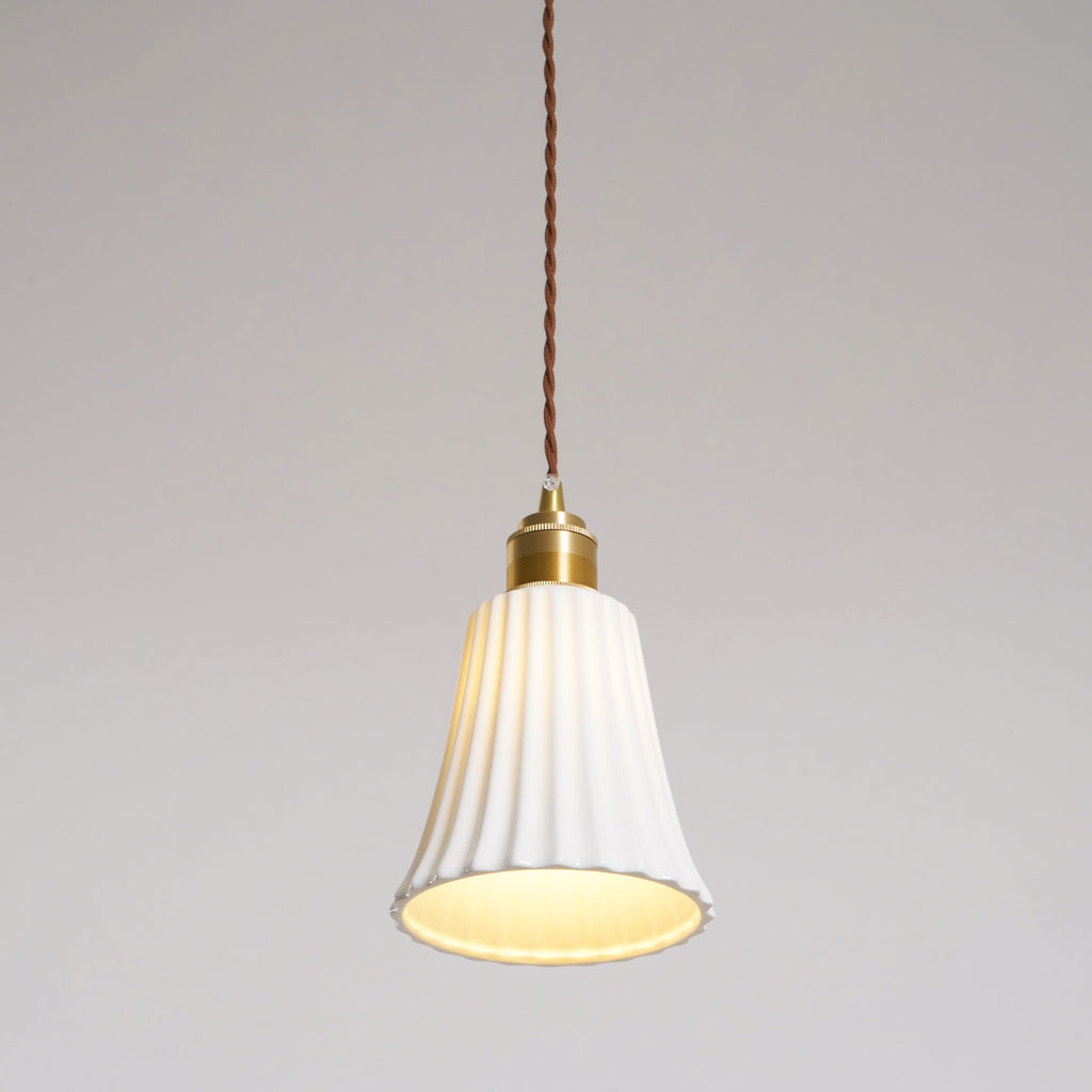 Trumpet Ceramic Pendant Light