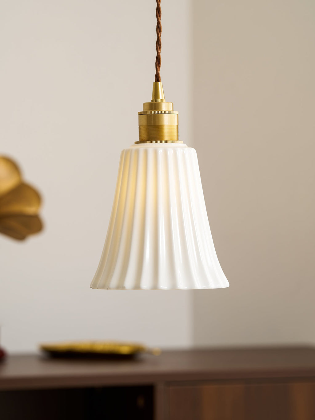 Trumpet Ceramic Pendant Light