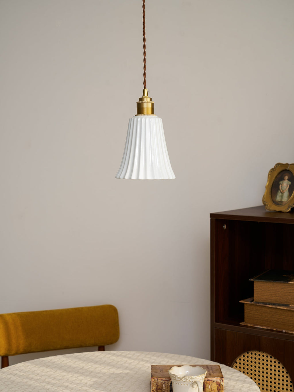 Trumpet Ceramic Pendant Light