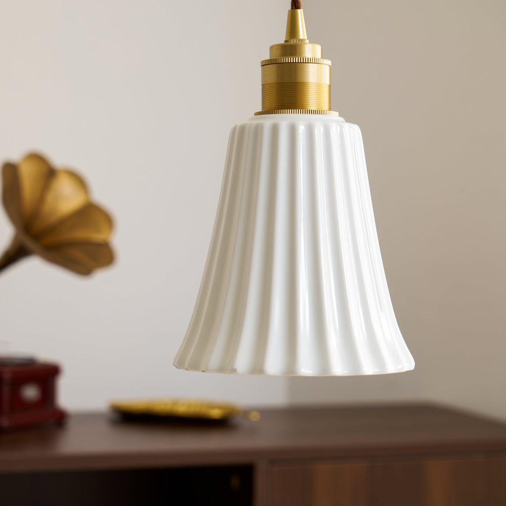 Trumpet Ceramic Pendant Light