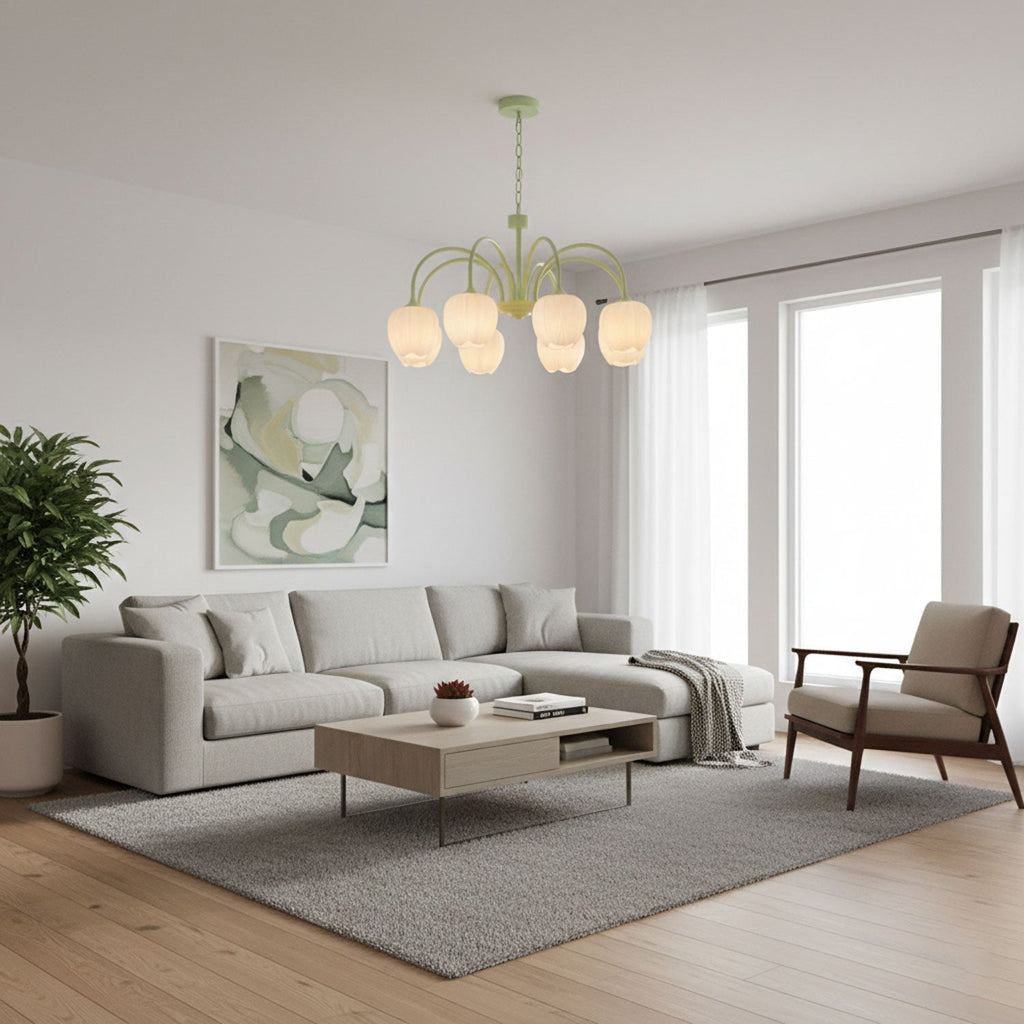 Tulip Matcha Chandelier