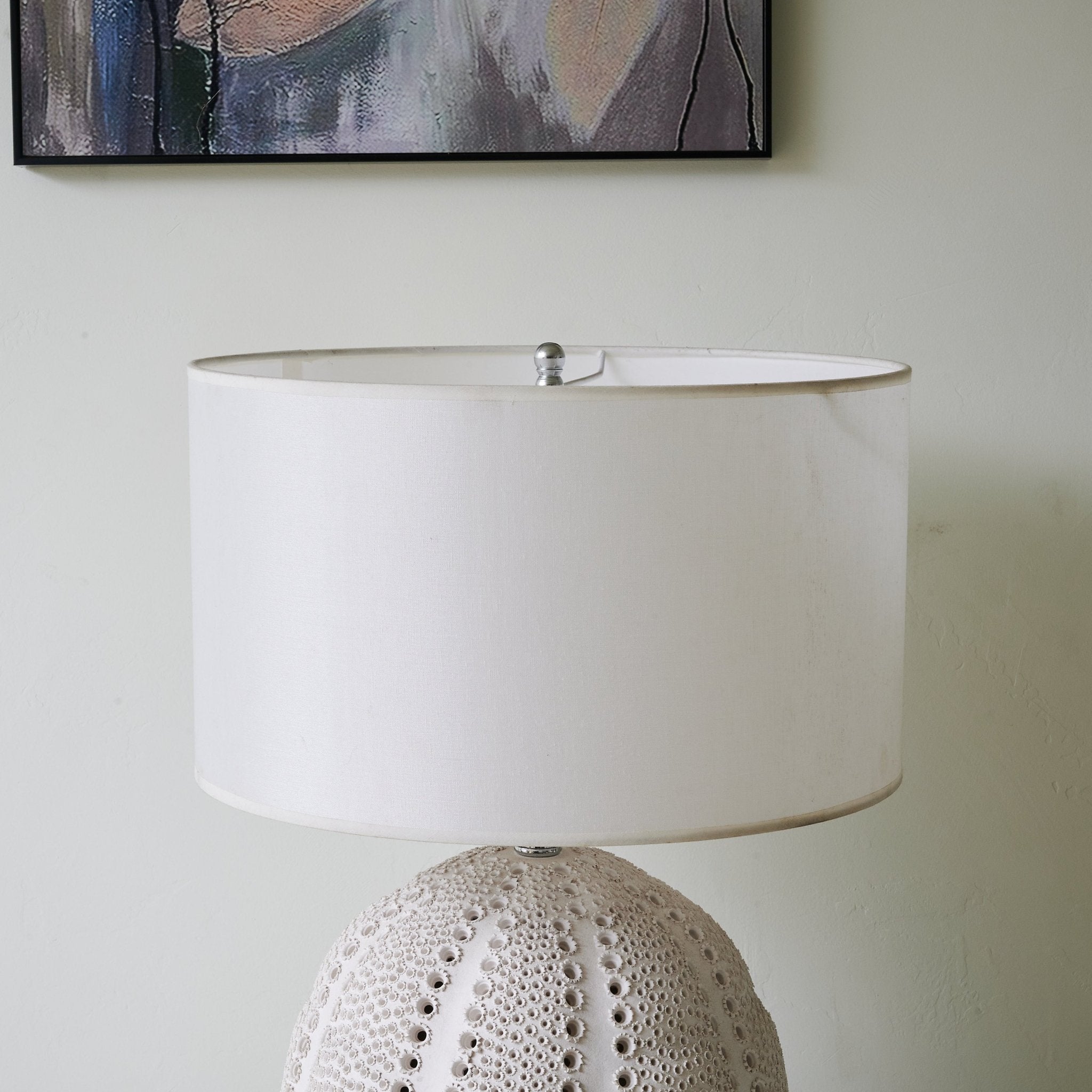 Lampă de masă din ceramică texturată Urchin