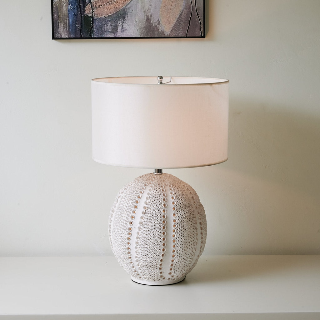 Lampă de masă din ceramică texturată Urchin