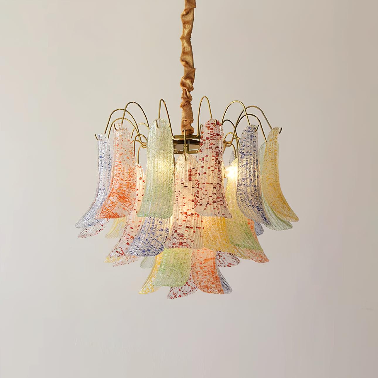 Venini Colorful Murano Glass Chandelier - Vakkerlight