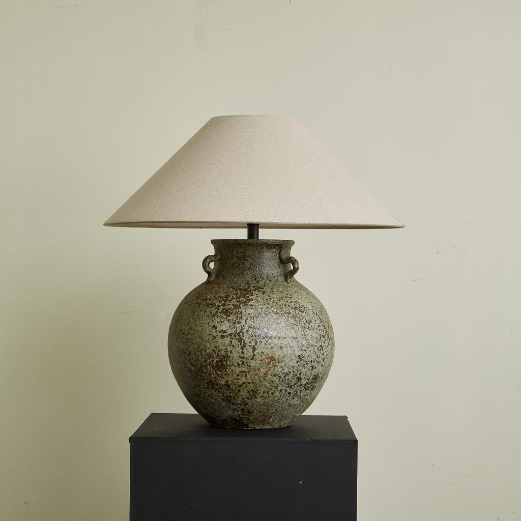 Lampă de masă cu mâner Verdigris