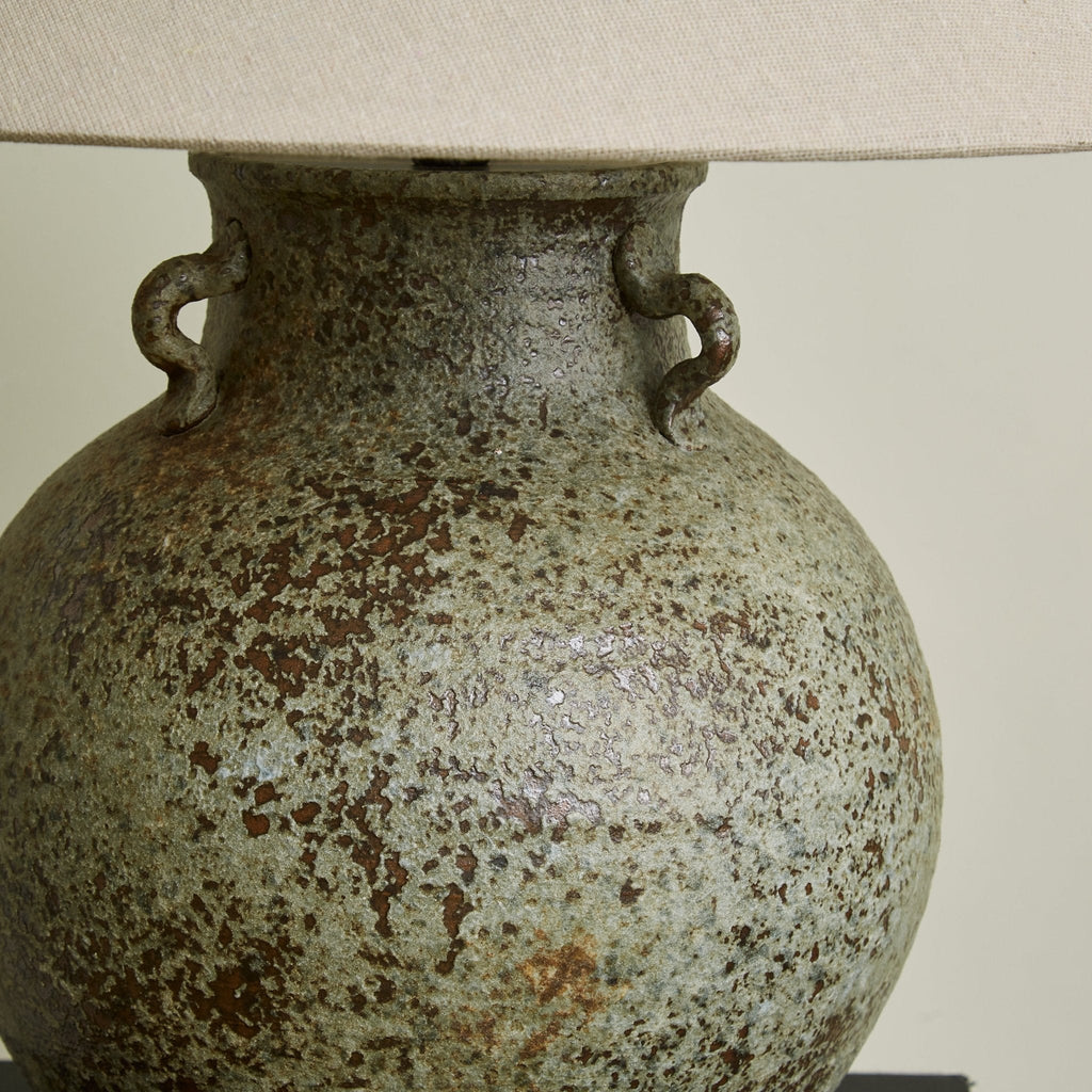 Lampă de masă cu mâner Verdigris
