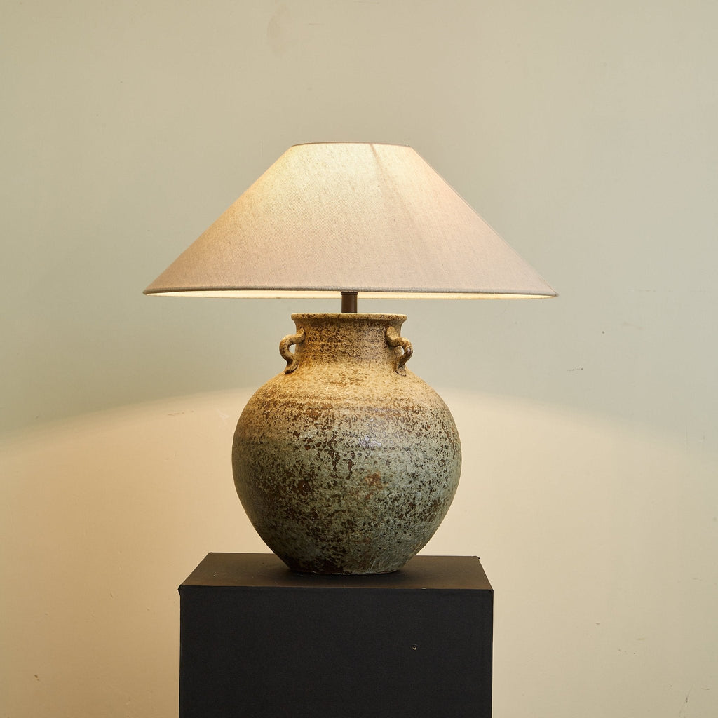 Lampă de masă cu mâner Verdigris