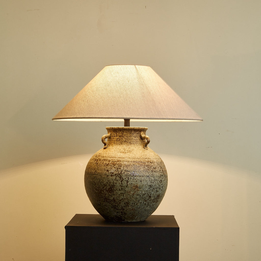 Lampă de masă cu mâner Verdigris