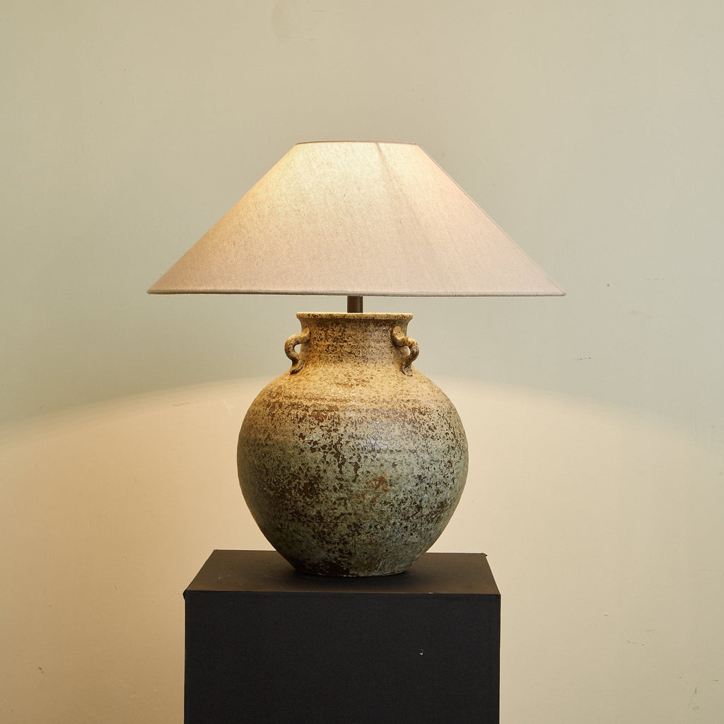 Lampă de masă cu mâner Verdigris