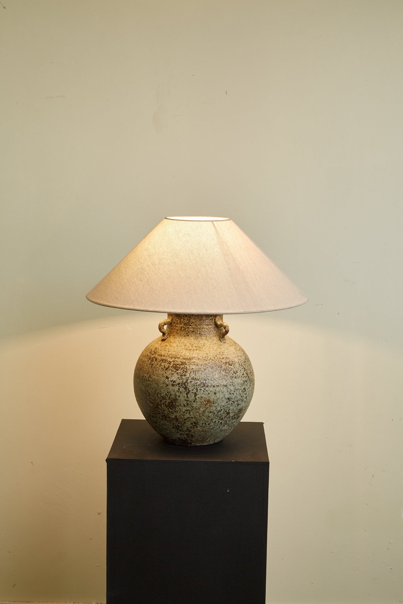 Lampă de masă cu mâner Verdigris