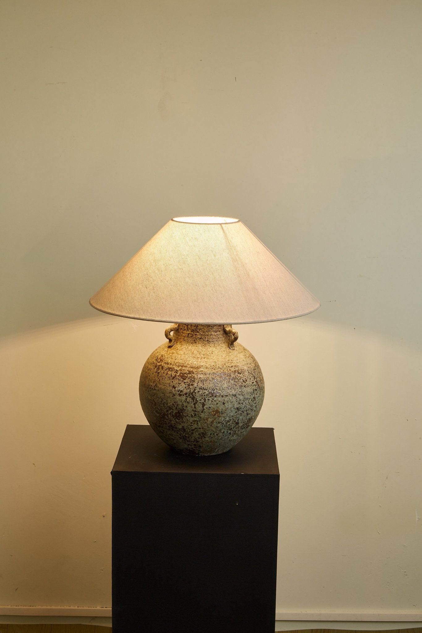 Lampă de masă cu mâner Verdigris