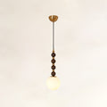 Vertical Walnut Balls Pendant Lamp - Vakkerlight