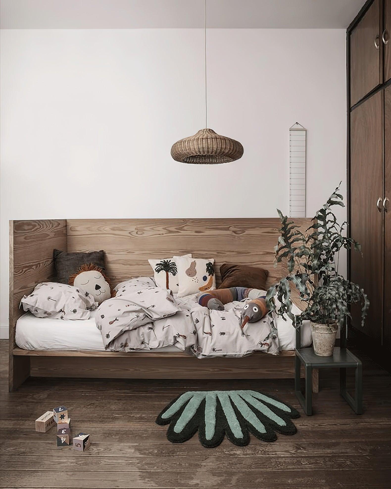 Vintage Rattan Pendant Lamp
