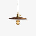Walnut Conical Pendant Light - Vakkerlight