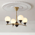 Walnut Glass Ball Chandelier - Vakkerlight