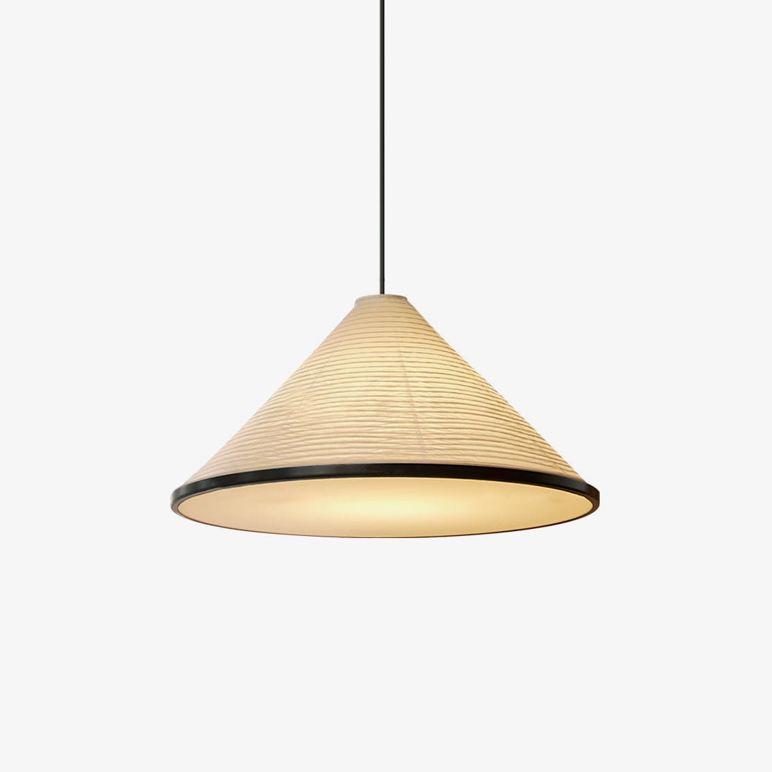 Washi Paper Pyramid Pendant Lamp