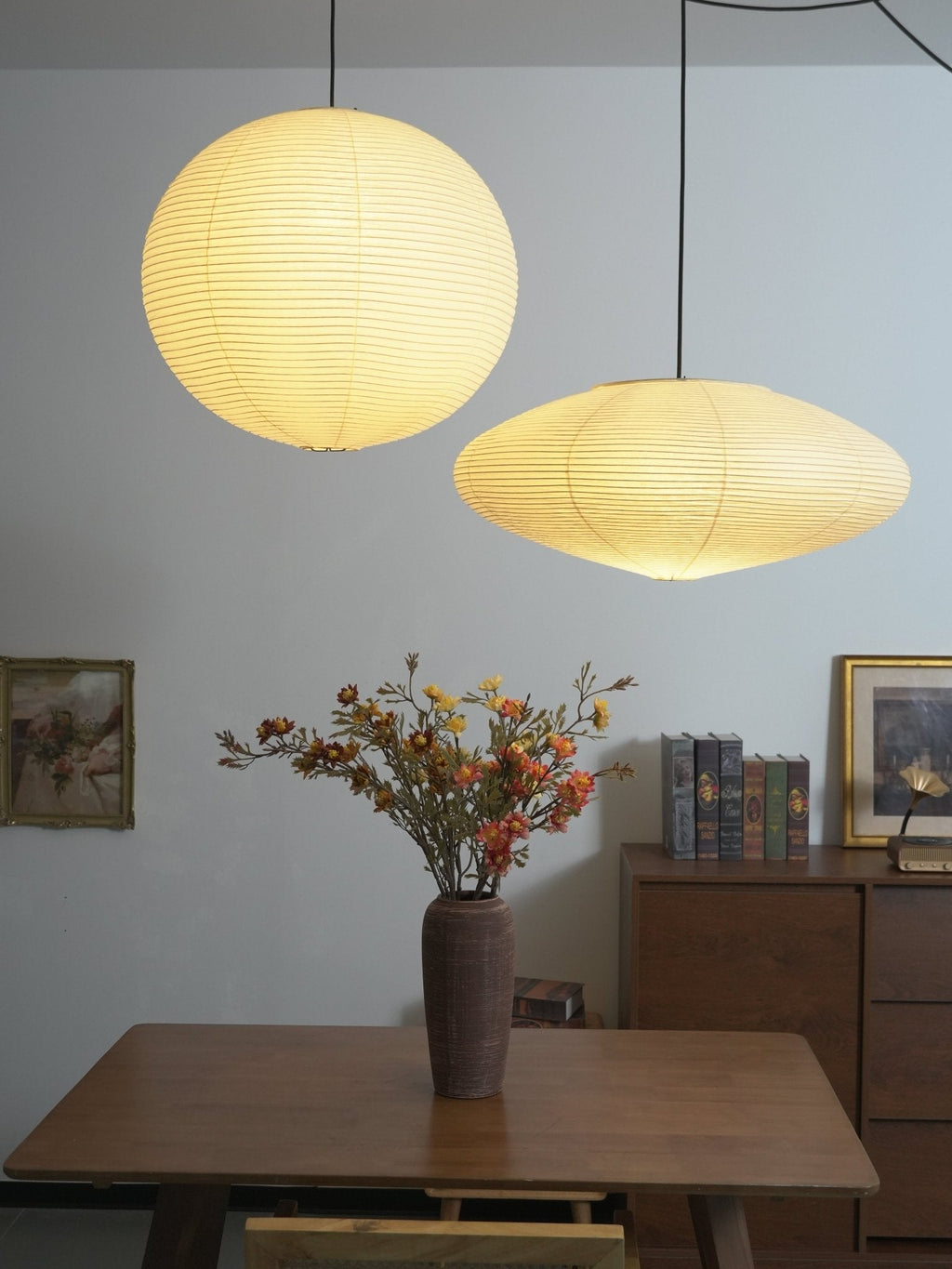 Lampă suspendată cu hârtie Washi Whimsy