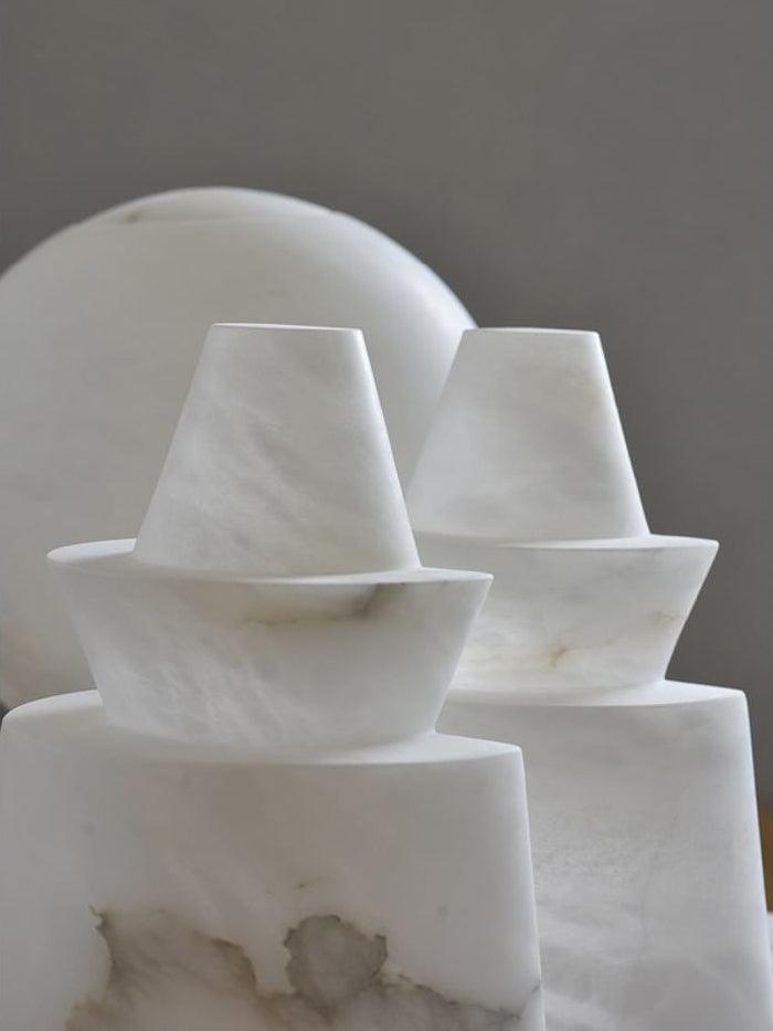 Strata Alabaster Pendant Light
