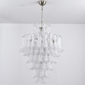 White Cloud Glass Petals Chandelier - Vakkerlight