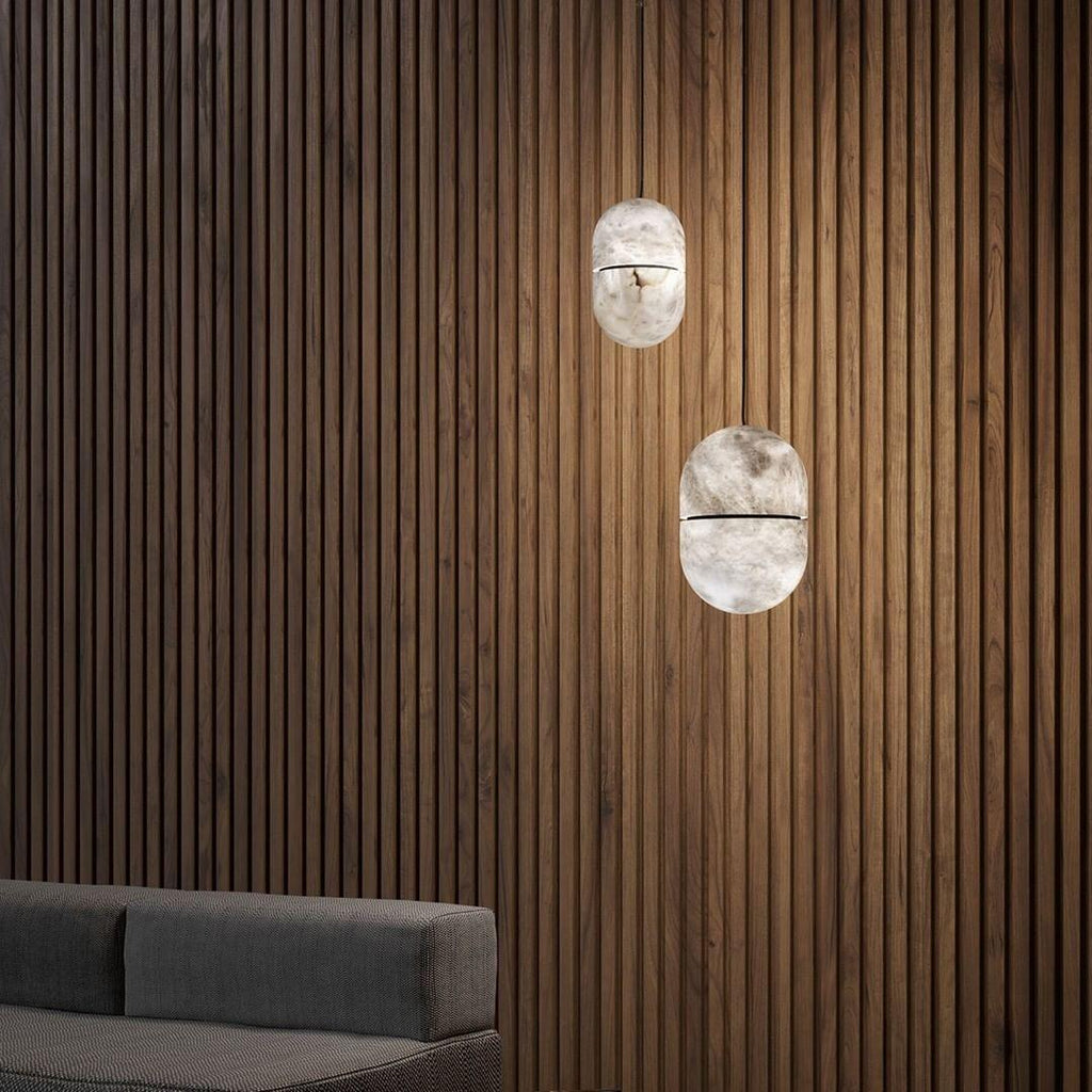 YUM Alabaster Pendant Light