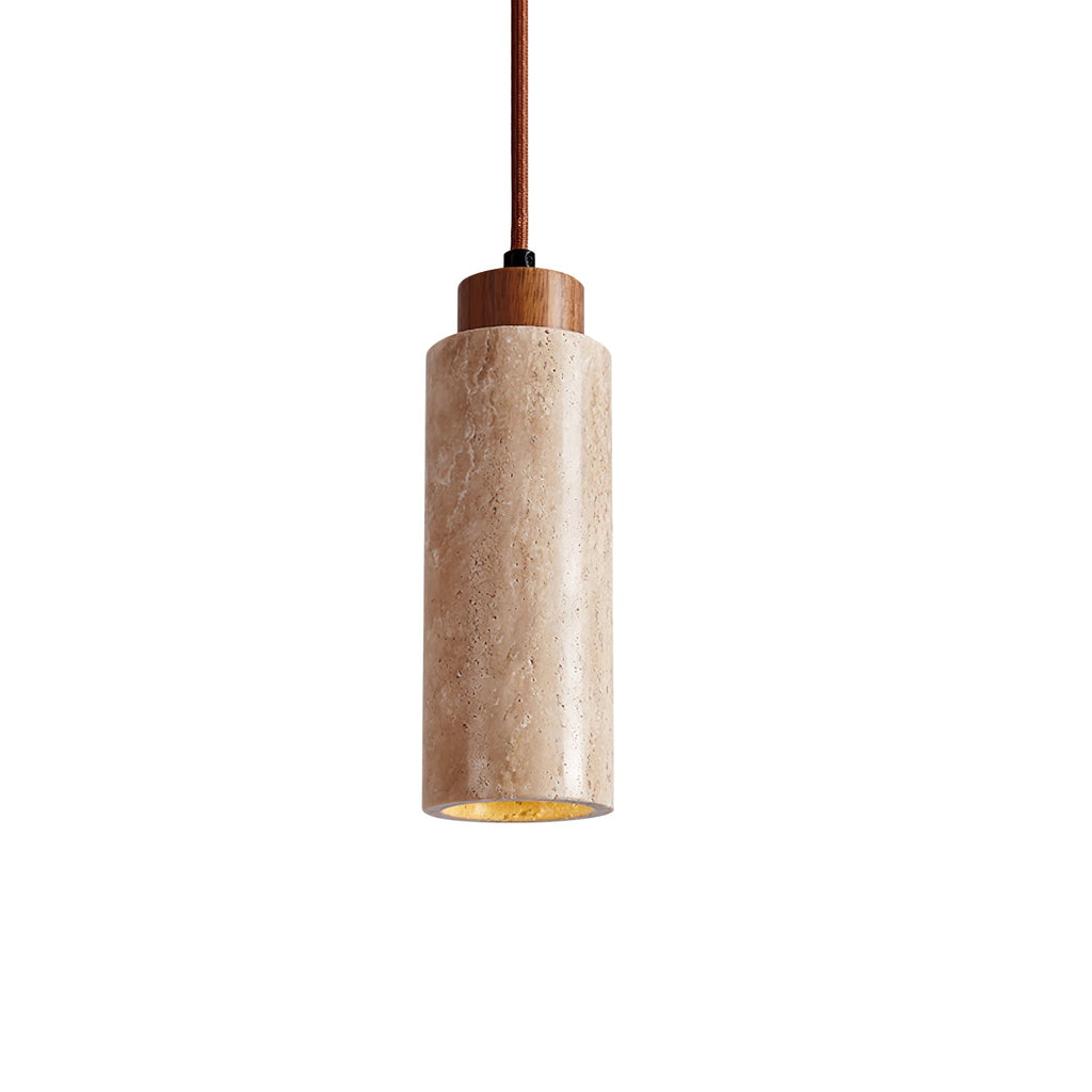 Lampă suspendată Solvara Travertin