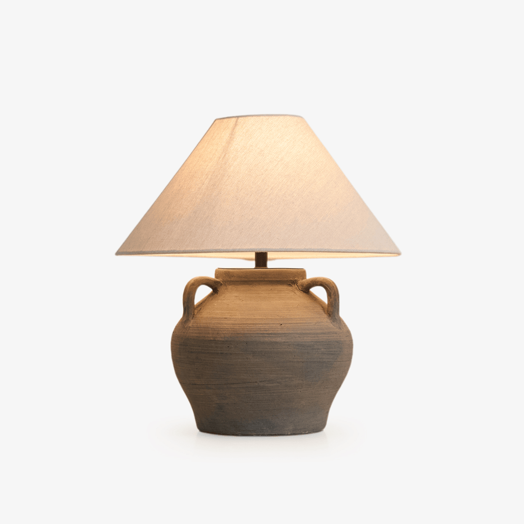 Lampă de masă ceramică cu două mânere