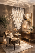 murano petall chandelier